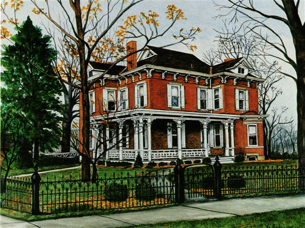 Delta Zeta National Historical Museum and Headquarters 1993 painting